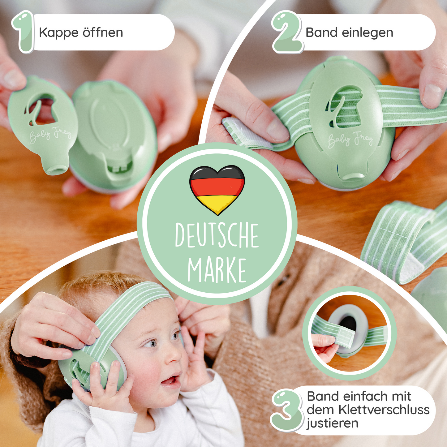 Baby Frey™ Premium Gehörschutz- Mint Green
