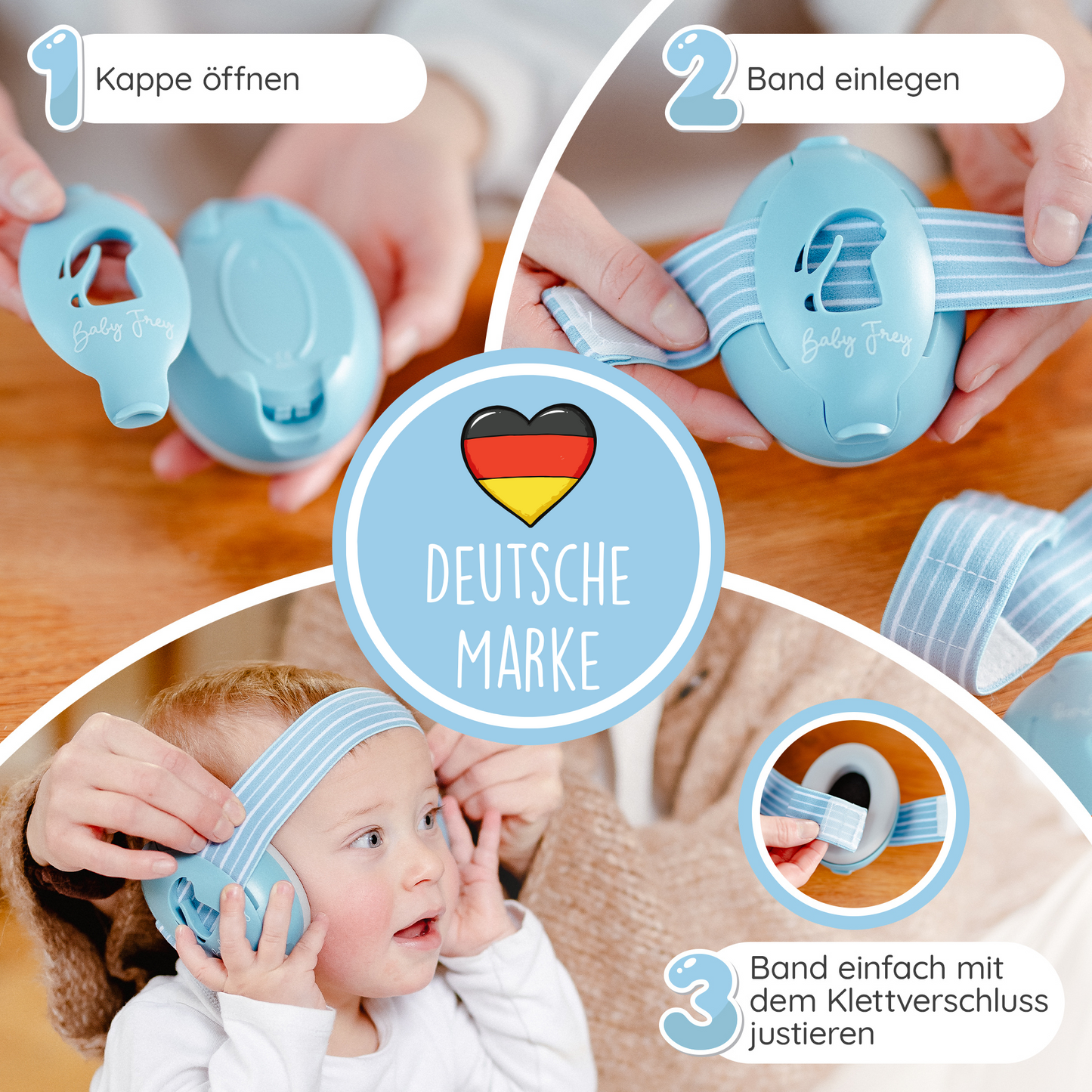 Baby Frey™ Premium Gehörschutz -Ocean Blue