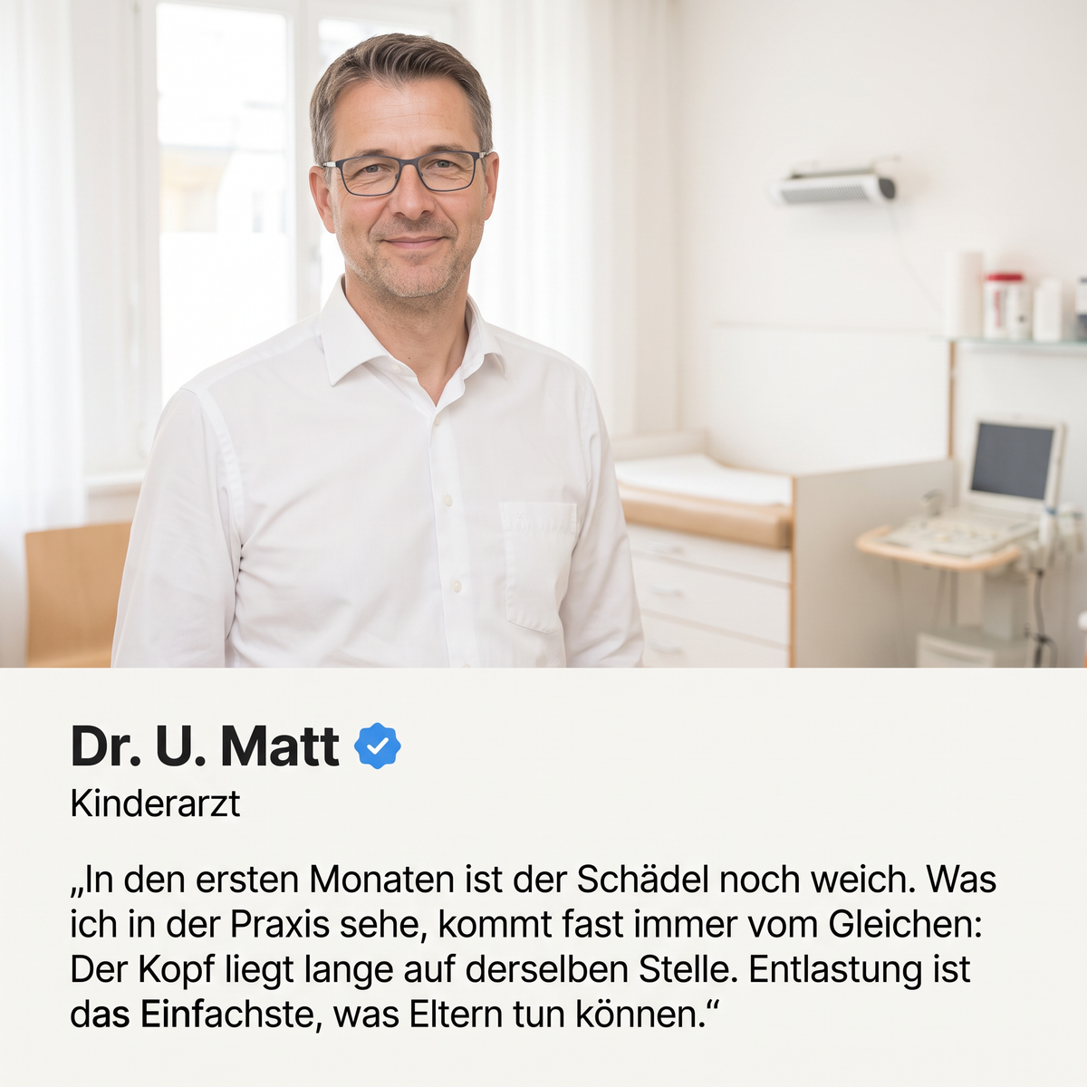 Baby Frey™ Lagerungskissen gegen Kopfverformung