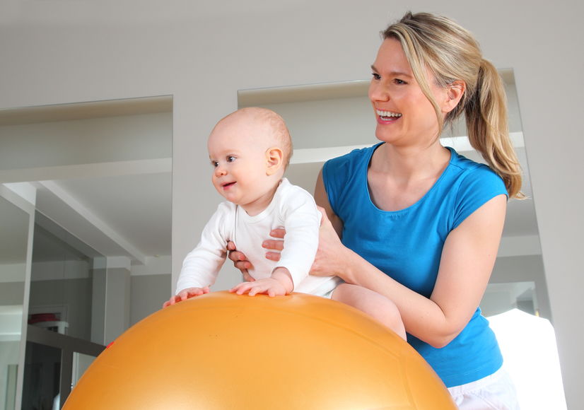 Kinderphysiotherapeutin